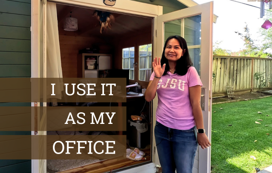 I use it as my office! - Imorn talks about setting up a home office & retreat in the garden shed