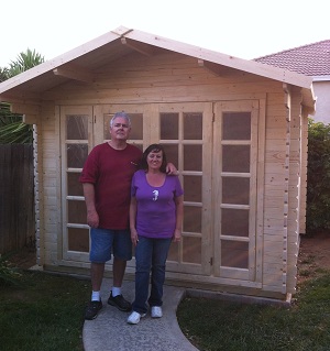 precut wood shed kit